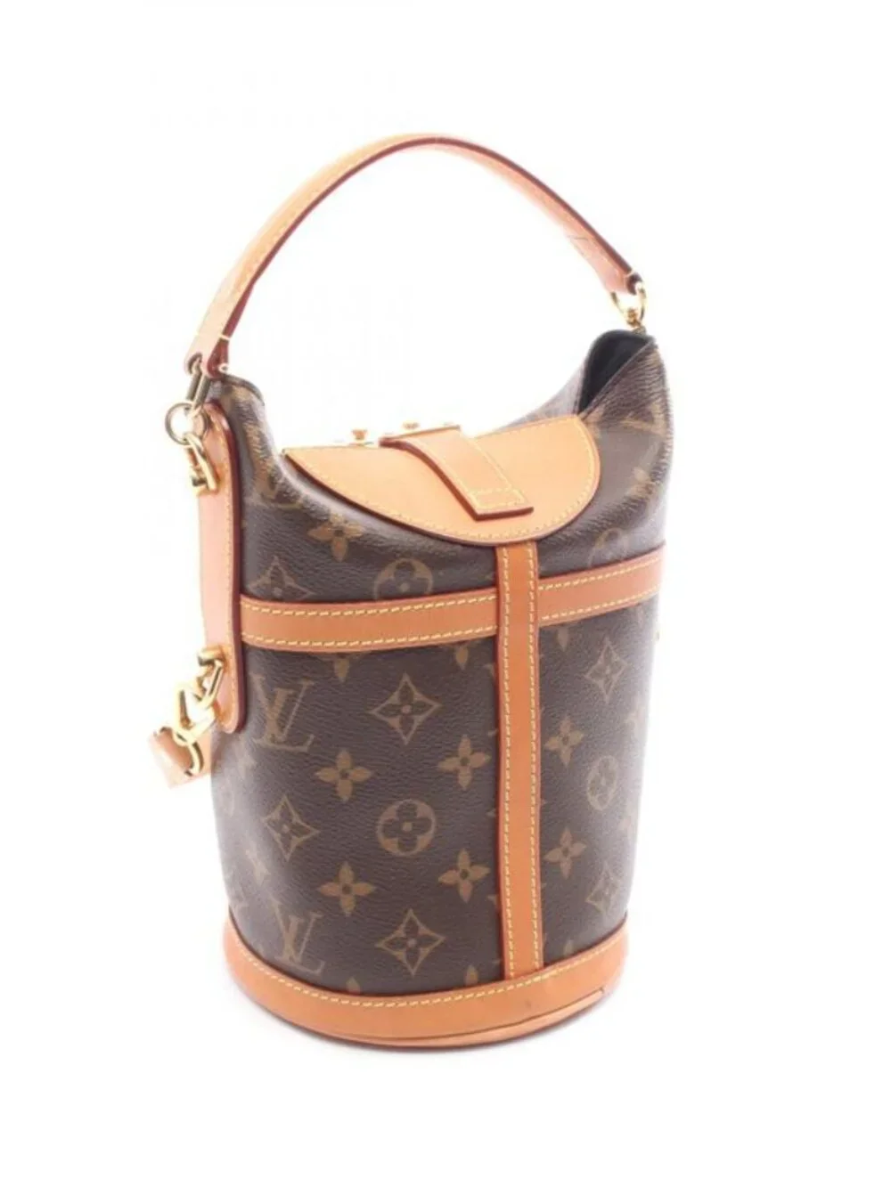 Louis Vuitton Handbag Duffle Canvas Leather - Picture 2 of 10